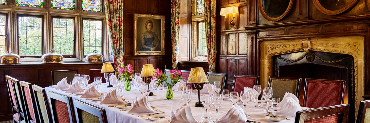 Private Dining & Celebrations at Ockenden Manor in West Sussex
