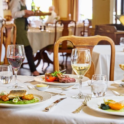 Dining at The Spread Eagle in West Sussex