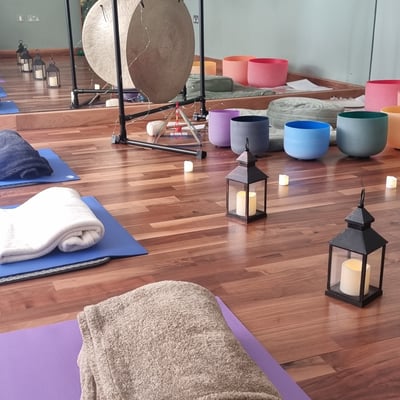 Sound Bath at Ockenden Manor Spa in West Sussex
