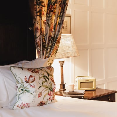 Feature Four Poster Room at The Spread Eagle Hotel in Sussex