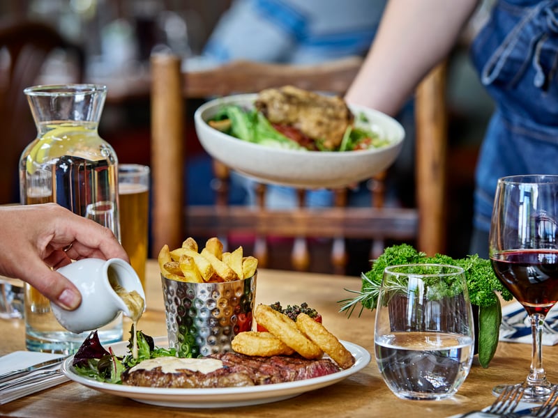 Food Menus at The Black Horse Pub in Climping, West Sussex