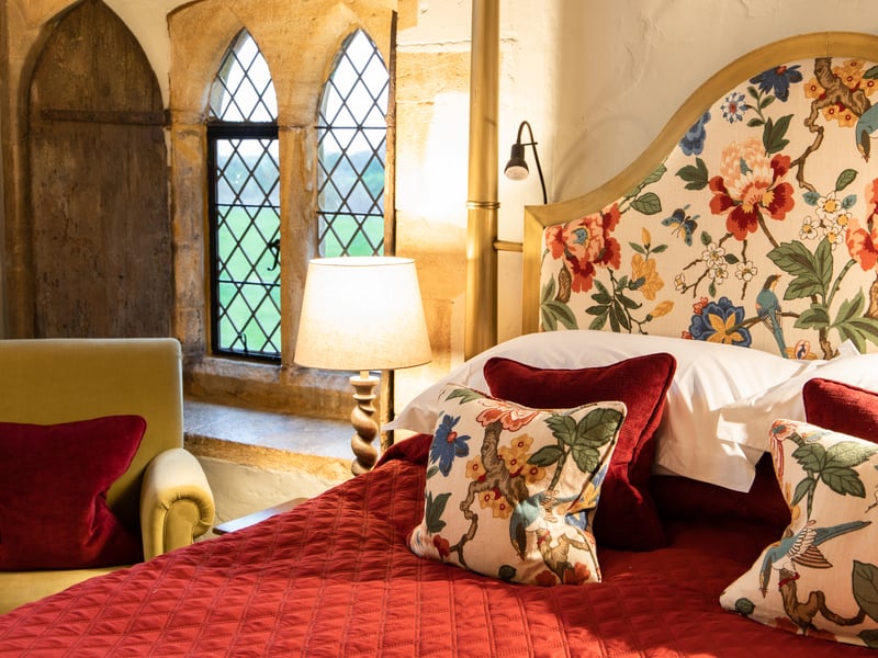 Bedroom at Bailiffscourt, West Sussex