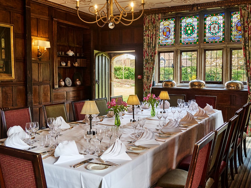 Private Dining & Celebrations at Ockenden Manor in West Sussex