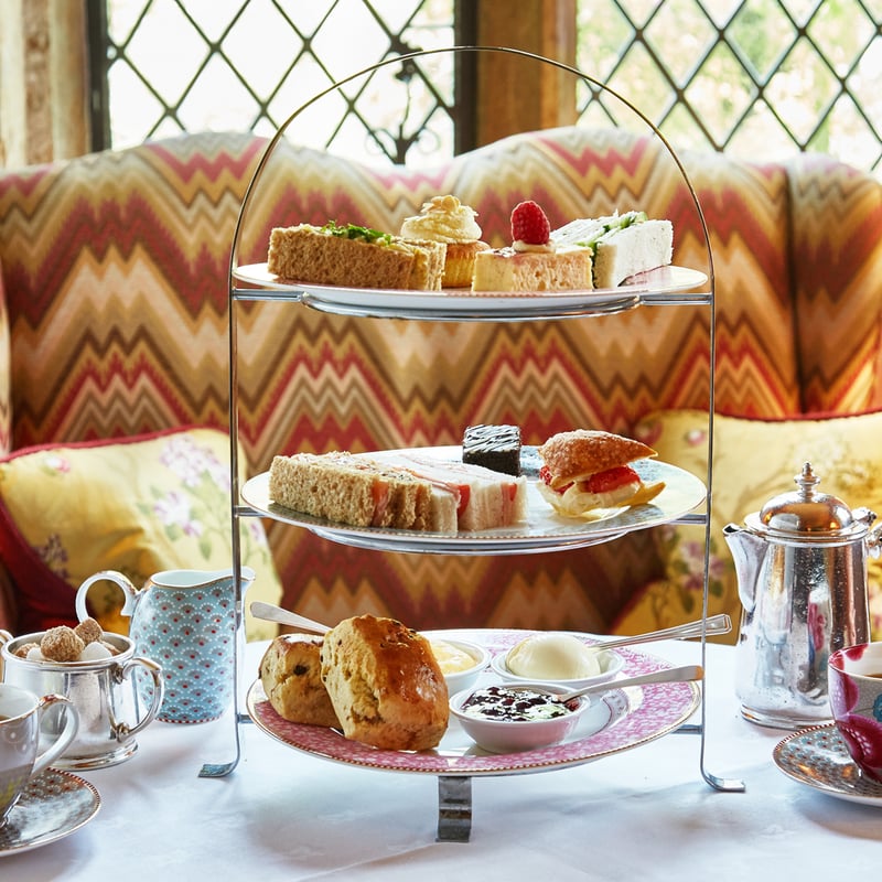 Afternoon Tea at Bailiffscourt Spa in West Sussex