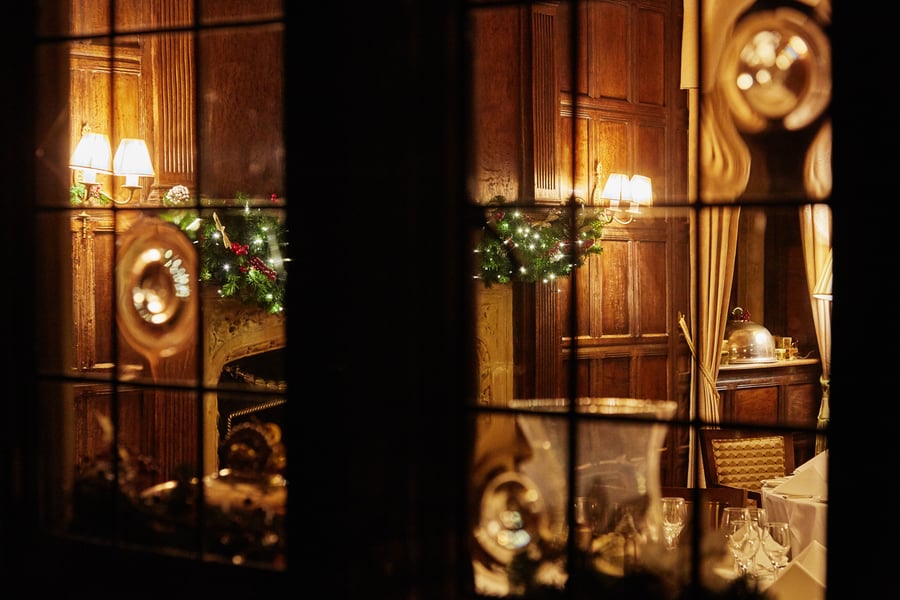 Christmas at Ockenden Manor in Cuckfield, West Sussex