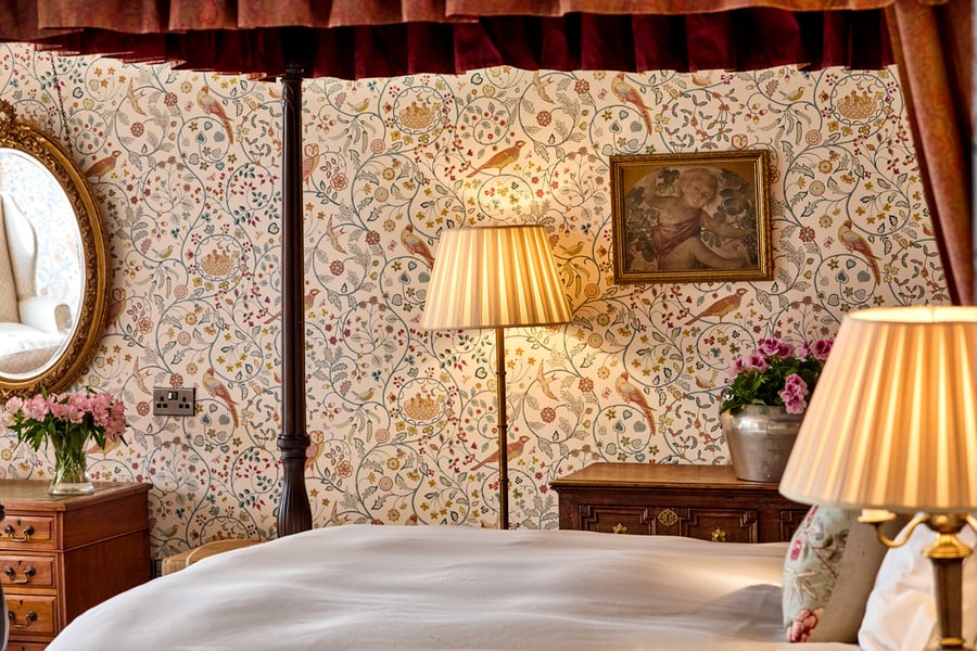 Victoria Suite at Ockenden Manor in West Sussex