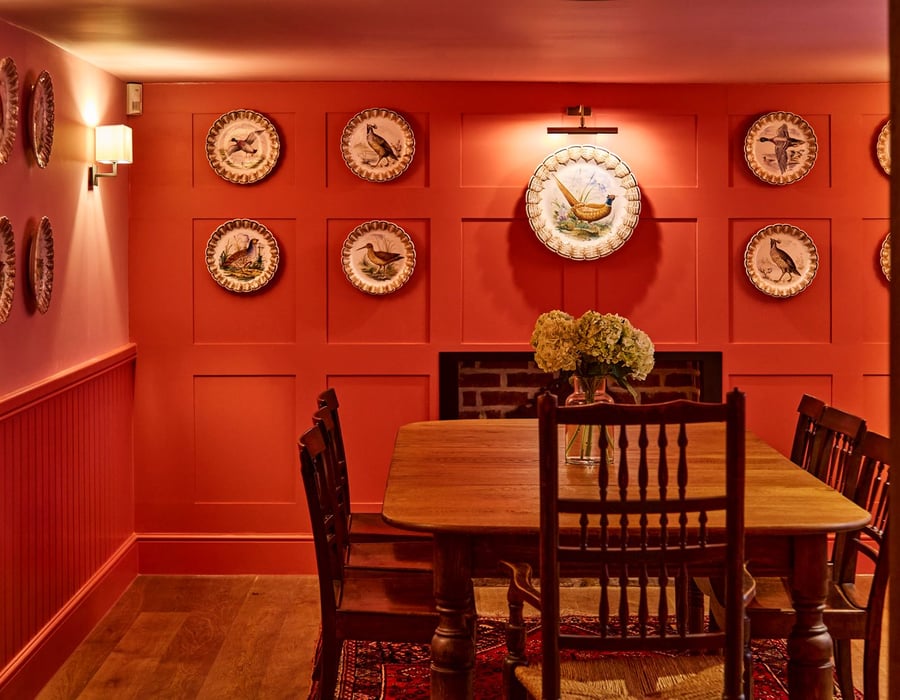 The Pink Room at The Black Horse in West Sussex