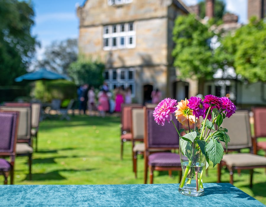 Outdoor Ceremony at Ockenden Manor in Cuckfield, West Sussex