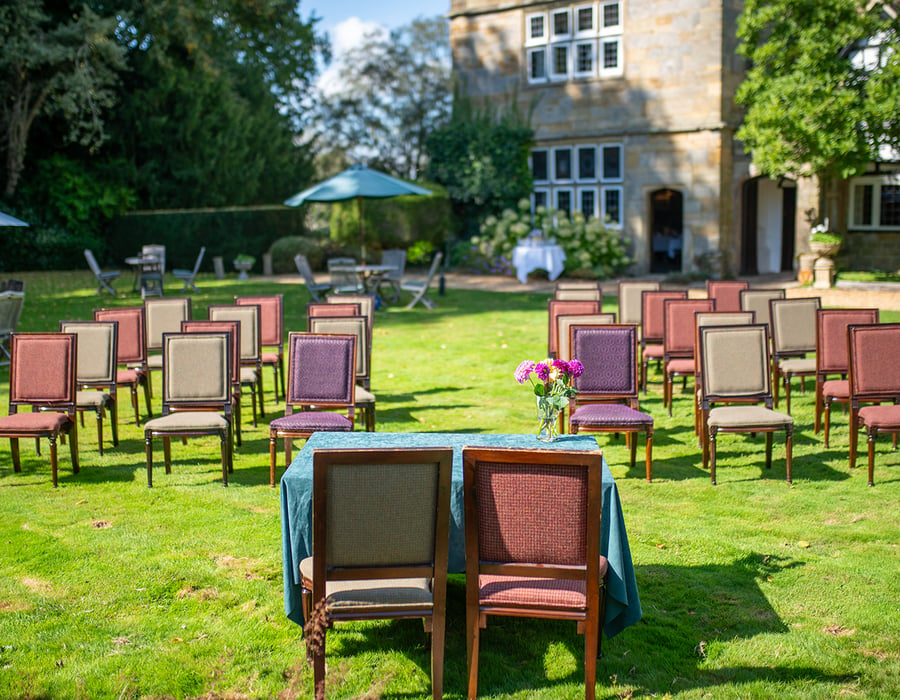Outdoor Weddings at Ockenden Manor in Cuckfield, West Sussex