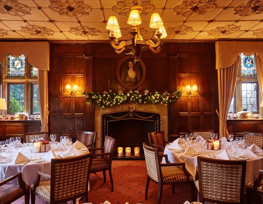 Private Dining Room at Ockenden Manor in West Sussex