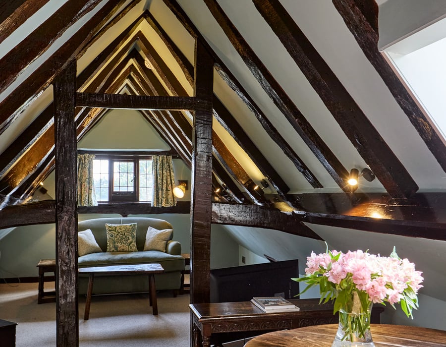 Tudor Room at Ockenden Manor Hotel & Spa in West Sussex